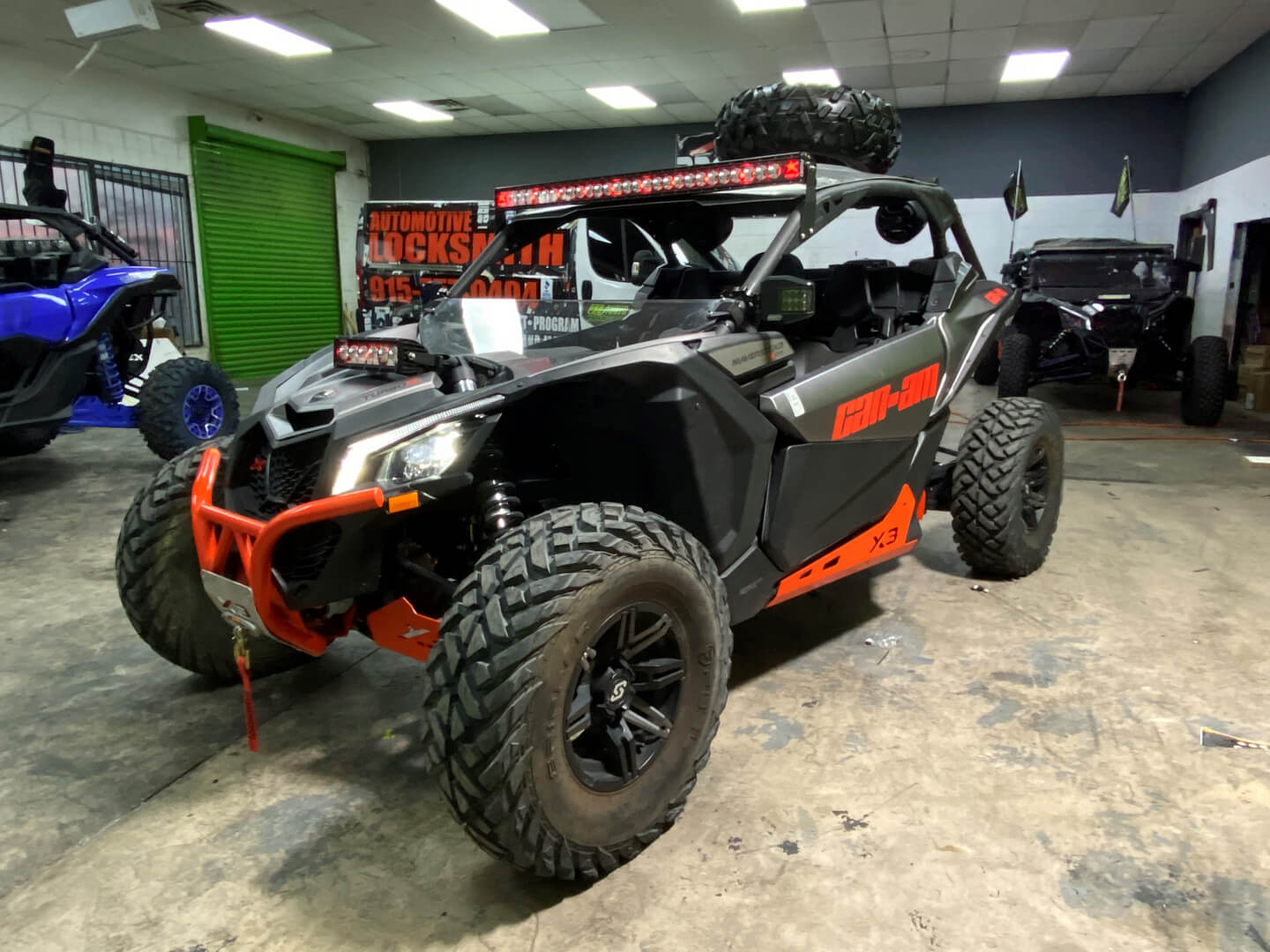 An Upgraded Can AM Maverick In Black