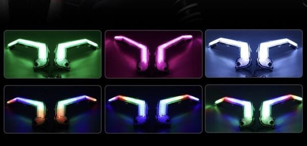 Multicolor X3 Brow Lights w/Turn Signals