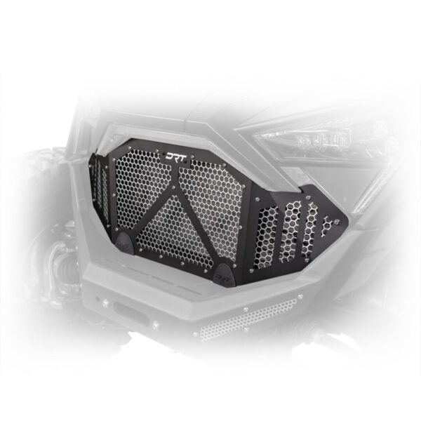 DRT Motorsports Polaris Pro R / Turbo R 2022+ Aluminum Front Grill - Black