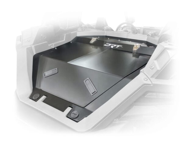 DRT Motorsports Polaris Pro R 2022+ Aluminum Trunk Enclosure - Black